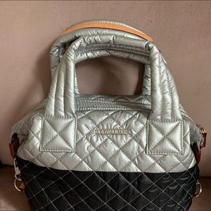 MZ Wallace Small black/tin Sutton